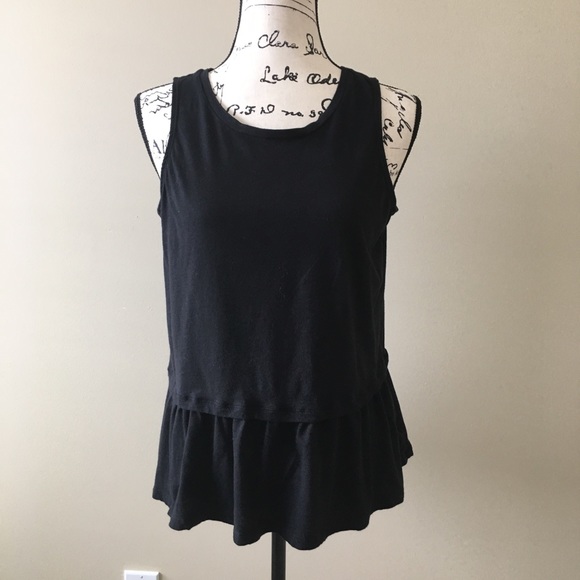 Old Navy Tops - Old Navy Sleeveless Peplum Cotton Top
